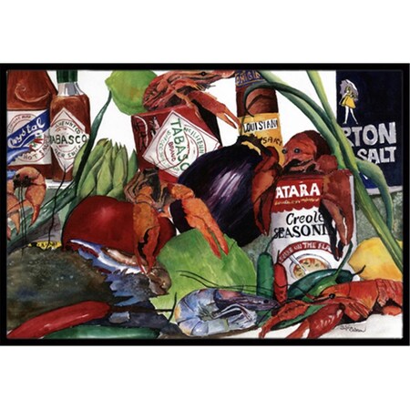 Carolines Treasures 24 x 36 in. Louisiana Spices Indoor Or Outdoor Doormat CA69208